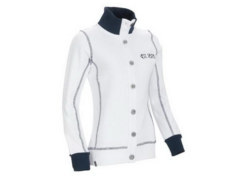 Kawasaki 1878 Felpa Donna (bianco)