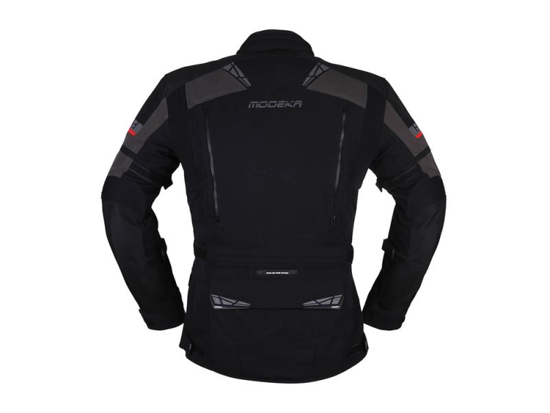 Giacca da moto Modeka Panamericana II (corta | nero / grigio scuro)