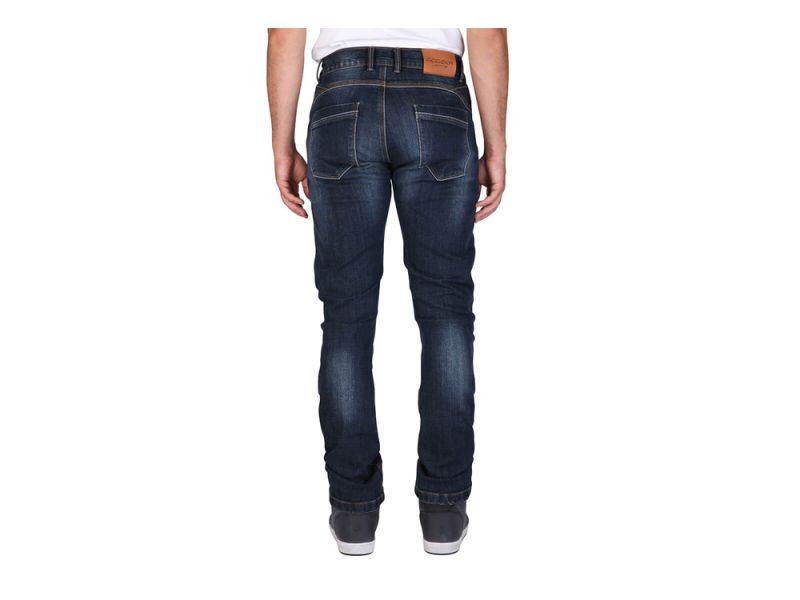 Jeans da moto Modeka Glenn II (corti | blu scuro)