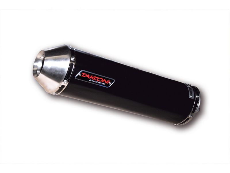 TAKKONI Silenziatore posteriore (serie nera) Suzuki GSX 750 R (2000-2005) GSX 600 R (2001-2005)