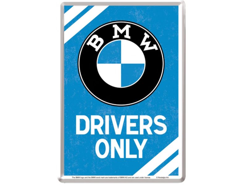 Nostalgic-Arts Cartolina BMW Drivers Only (10x14cm)
