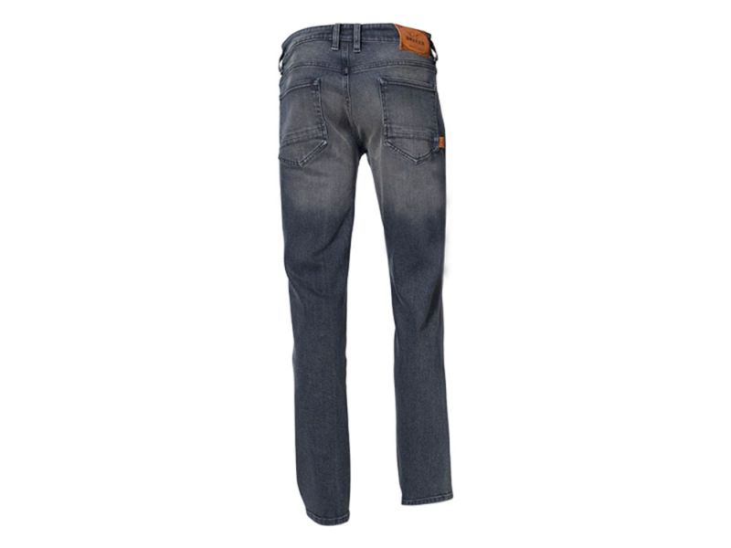 Rokker RT Tapered Slim Motorradjeans Herren (Mid Blue)