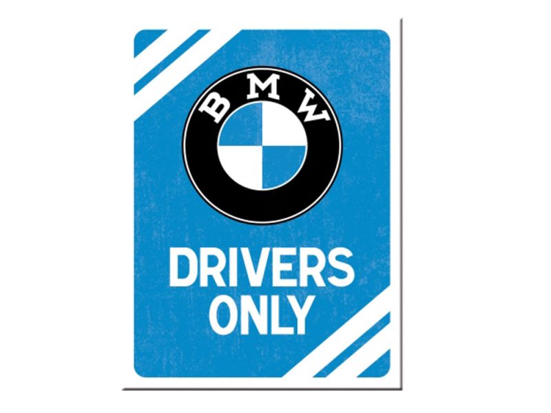 Nostalgic-Arts Magnete BMW Drivers Only (6x8 cm)