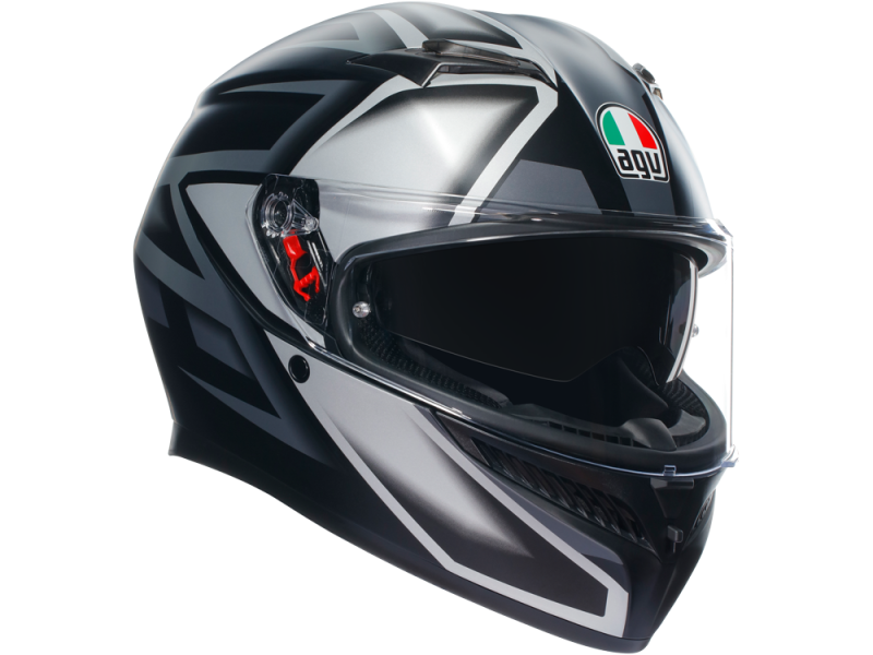 AGV K3 Compound Integralhelm (schwarzmatt/grau)