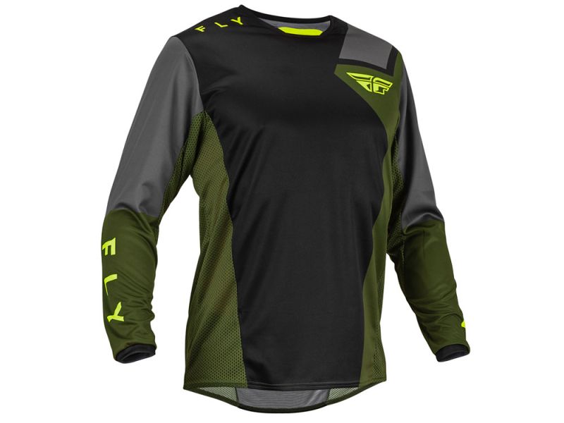 FLY Racing Kinetic Jet Cross Jersey (schwarz / oliv)