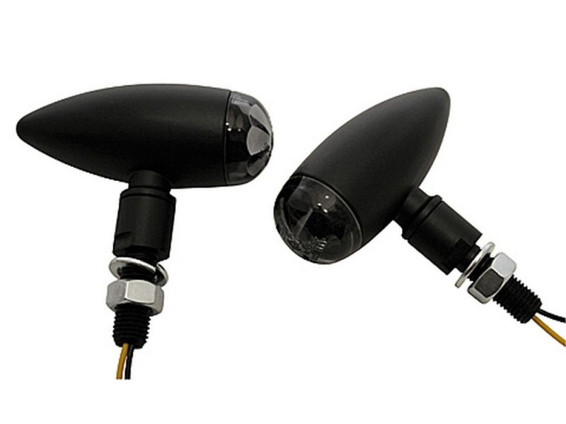 Highsider Set di indicatori LED Micro Bullet con vetro colorato