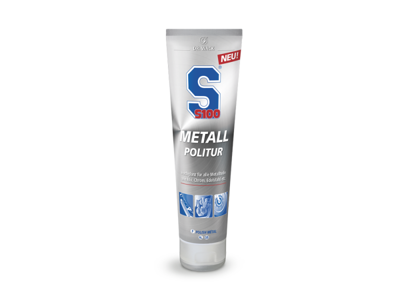 S100 Metal Polish per alluminio / cromo / acciaio inossidabile (100ml)