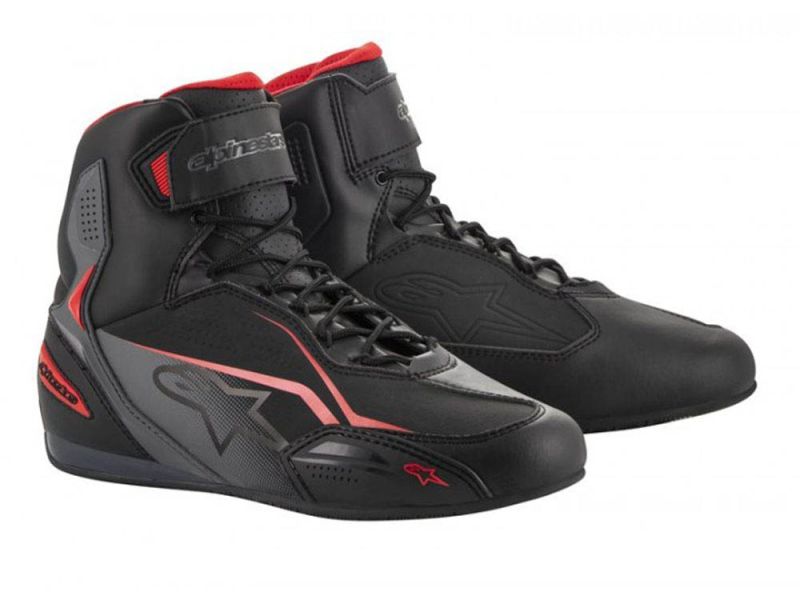Scarpe da moto Alpinestars Faster 3 (nero / rosso)