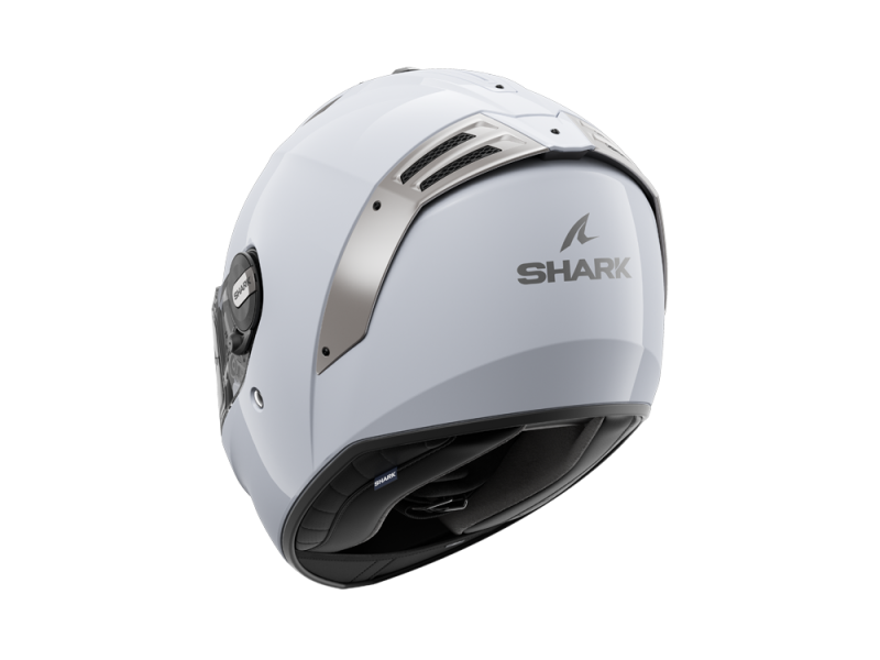 Casco integrale Shark Spartan RS Blank (bianco / argento)