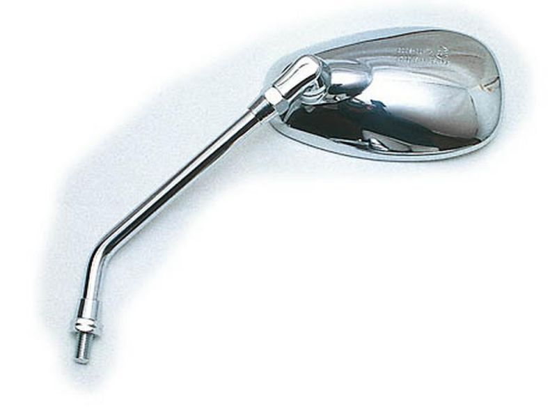 P&W Specchio cromato Naked Bike 10mm (filettatura destra)