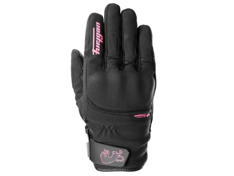 Furygan Jet All Season D3O Evo Motorradhandschuhe Damen (schwarz / pink)