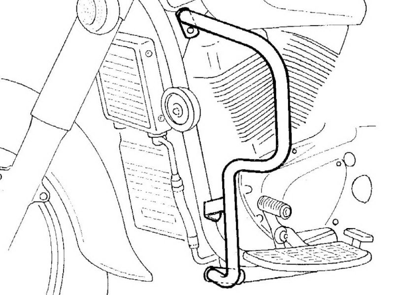 Hepco & Becker Barra di protezione Suzuki C 1500 Intruder / VL 1500 LC