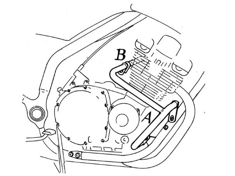 Hepco & Becker Barra d'urto Yamaha XJ 900 S Diversion