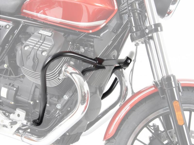 Hepco & Becker Protezione motore Moto Guzzi V9 Roamer / Bobber (2016-nero)