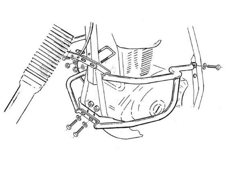 Hepco & Becker Barra di protezione Suzuki DR 650 R Dakar (1989-1991)