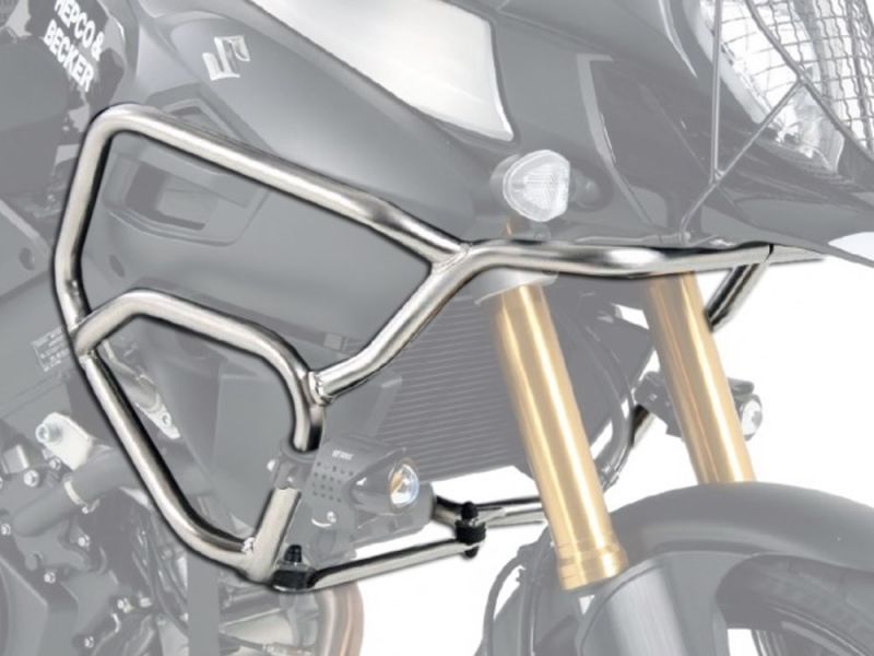 Hepco & Becker Paraserbatoio Suzuki V-Storm 1000 ABS (Acciaio inox 2014-)