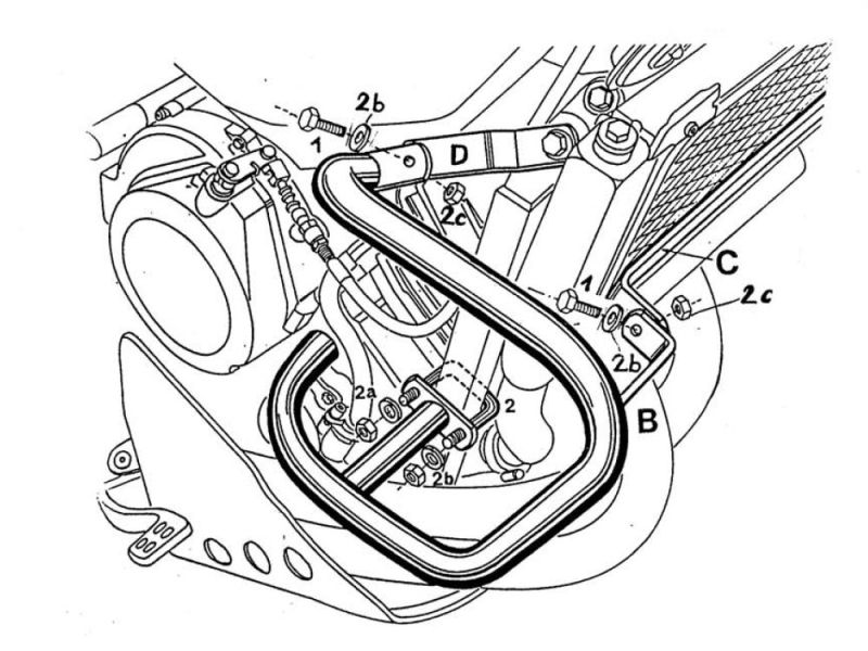 Hepco & Becker Barra d'urto Yamaha XTZ 750 Super Ténéré