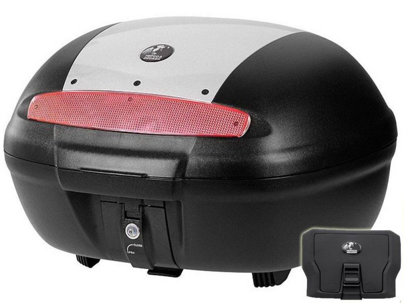 Hepco & Becker Journey TC 50 incl. piastra di adattamento Topcase (argento)