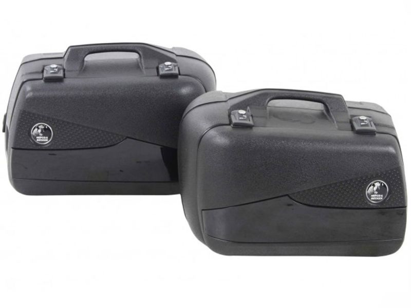 Hepco & Becker Junior Flash 40 Set di valigie laterali per moto (nero)