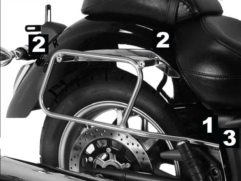 Hepco & Becker Supporto per borsa da sella Yamaha XVS 1300 Midnight Star