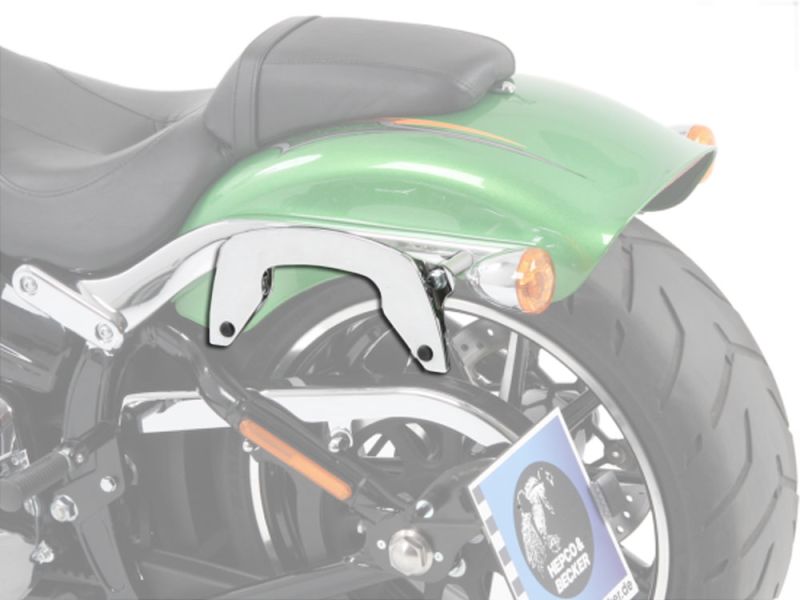 Hepco & Becker Portaborse C-Bow Harley Davidson Softail Breakout (cromato)