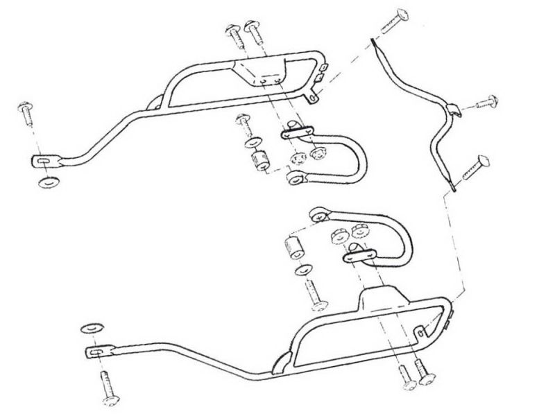 Hepco & Becker Portapacchi Honda XRV 750 Africa Twin (1990-1992)