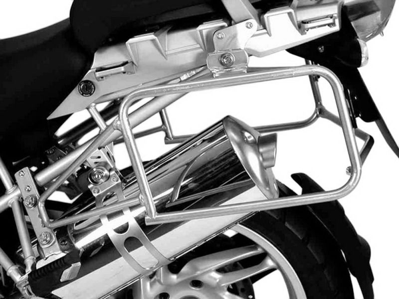 Hepco & Becker Portapacchi Lock-It BMW R1200GS Adventure (2008-2013 argento)