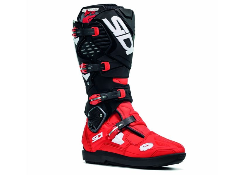 Sidi Crossfire 3 SRS Motorradstiefel (rot / schwarz)