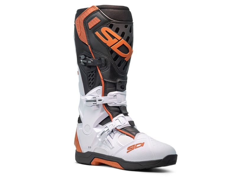 Sidi Crossair Motorradstiefel (weiß / schwarz / bronze)