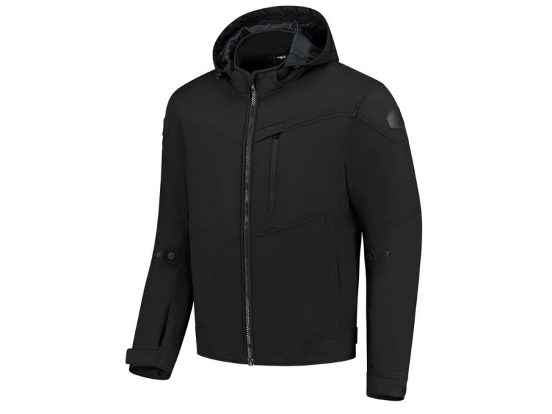 Rusty Stitches William Motorradjacke Herren (schwarz)