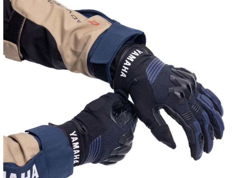 Yamaha Adventure Peru Handschuhe (Schwarz/Blau)