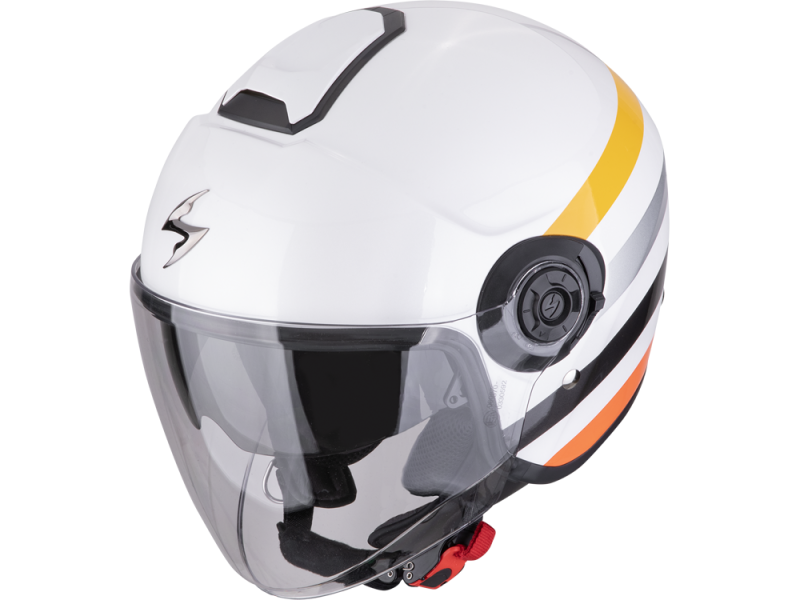 Scorpion EXO-City II Bee Motorradhelm (Weiß/Gelb)