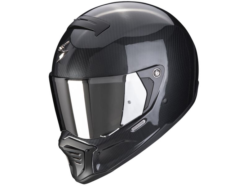 Scorpion Exo-HX1 Carbon SE Solid Fullface Helmet (nero / carbonio)