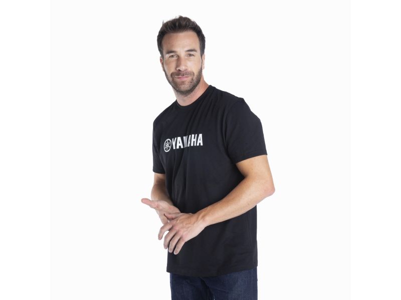 Yamaha Paddock Blue Essentials T-Shirt (Schwarz)