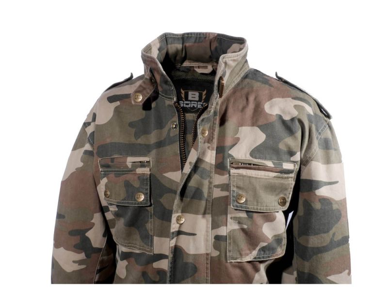 Giacca da moto militare Bores B-69 (marrone)