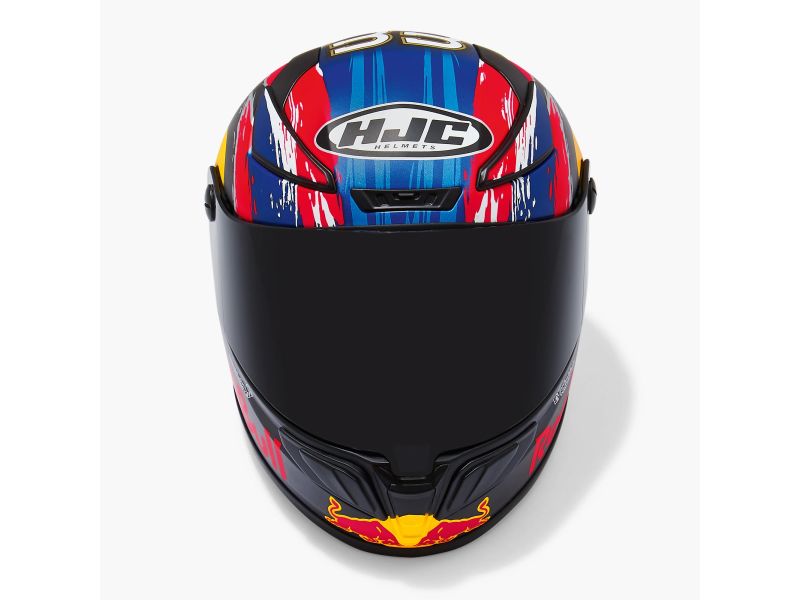 HJC RPHA 01R Brad Binder Red Bull Replica Miniatur Motorradhelm (schwarz/rot/blau)