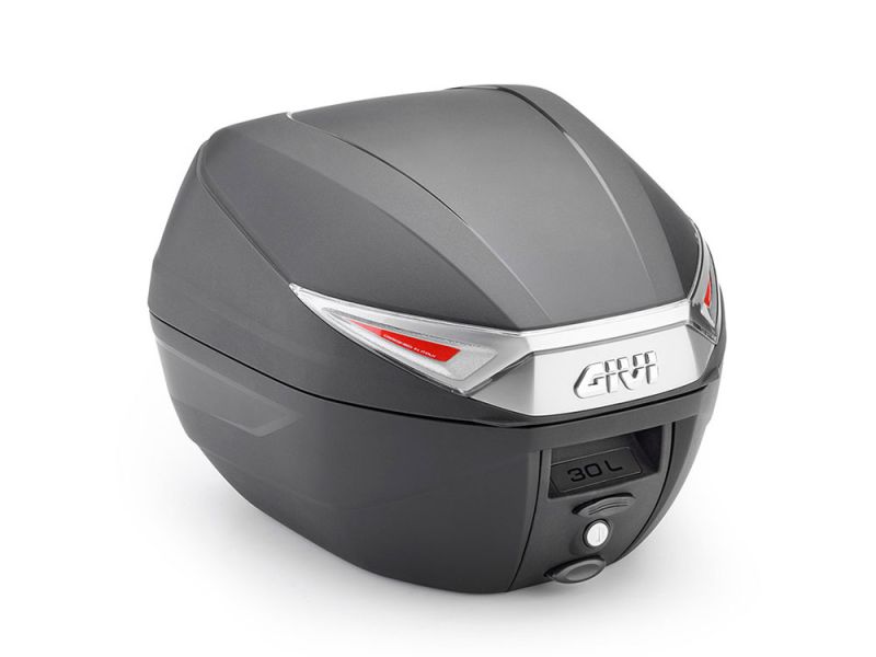 Givi C30NT Monolock Topcase (Schwarz/Transparent)