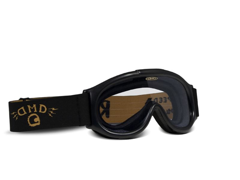 Occhiali da moto DMD Ghost (nero / trasparente)