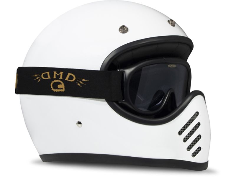 Occhiali da moto DMD Ghost (neri / (fortemente colorati)