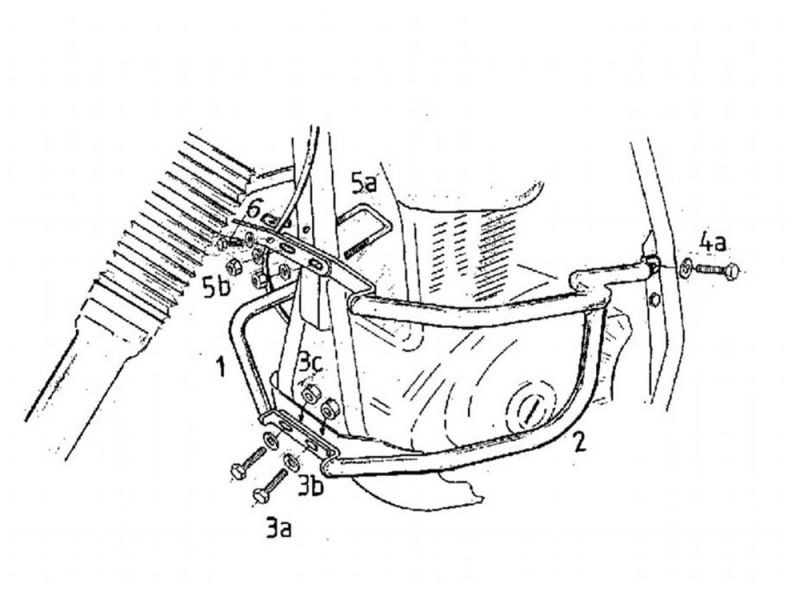 Hepco & Becker Barra antiurto Suzuki DR 650 RS / RSE (1990-1996)