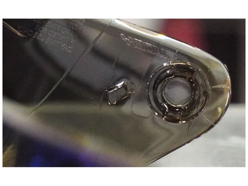 Suomy Visier S1-XR GP/SR-GP EVO / SPEEDSTAR 2 / KYT KX-1 Race (Blau verspiegelt)