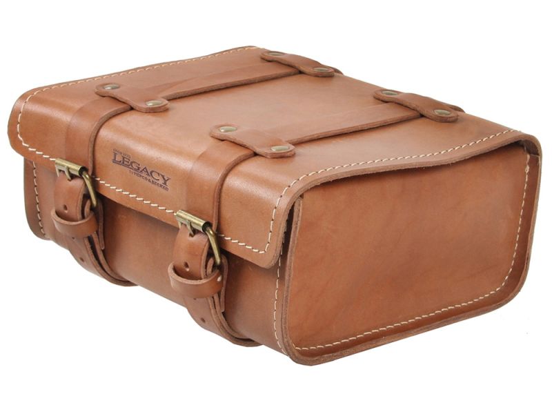 Hepco & Becker Borsa da coda in pelle Legacy (marrone chiaro)