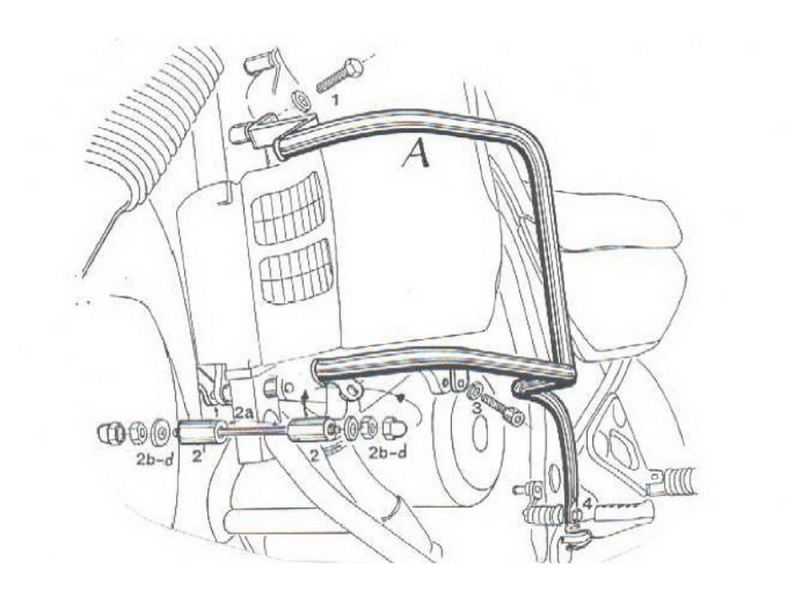 Hepco & Becker Barra di protezione Honda XL 600 V Transalp (1987-2000)