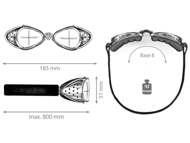 Occhiali da moto Helly Hunter