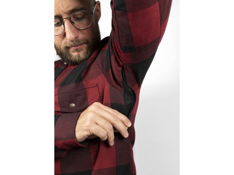 Camicia John Doe Motoshirt (rosso)