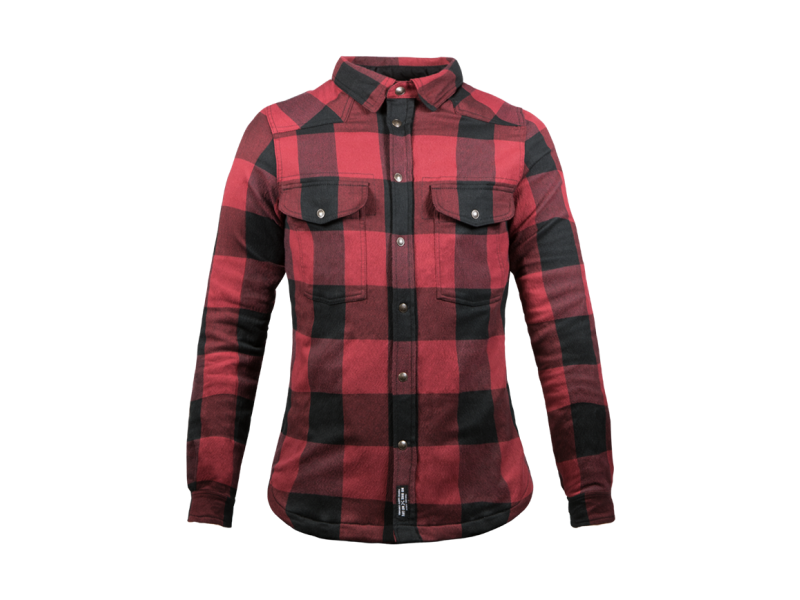 John Doe Motoshirt Shirt Donna (rosso)