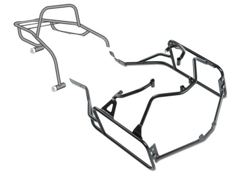 Hepco & Becker Portapacchi completo Moto Guzzi V 35 Imola / V 50 Monza