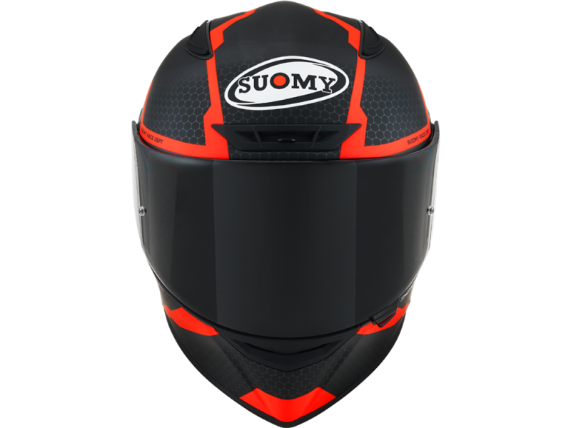 Casco integrale Suomy Track-1 Reaction (antracite opaco / rosso)