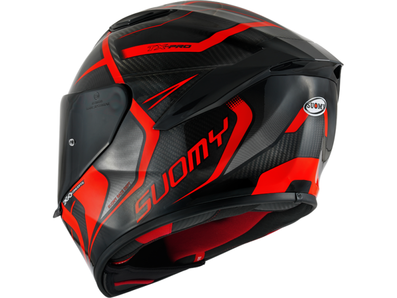 Suomy TX-Pro Carbon Advance casco integrale (nero / carbonio / rosso)