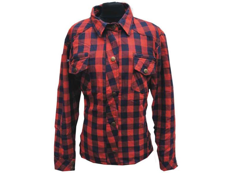 Bores Lumber Jack Shirt Donna (con tessuto aramidico | rosso)